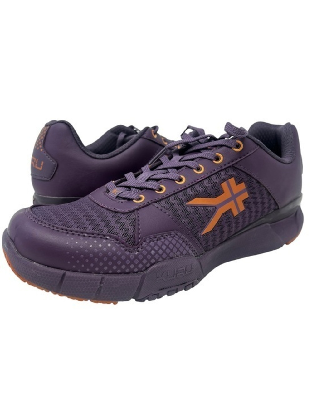 KURU Purple Sneakers with Orange Logo